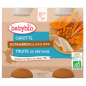 BABYBIO CAROTTE POTIMARRON ET TRUITE 2*200G