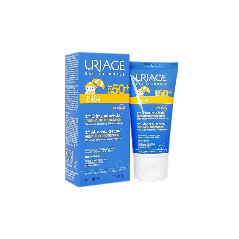 URIAGE BEBE 1ERE CREME MINERALE +SPF50 50ML