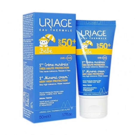 URIAGE BEBE 1ERE CREME MINERALE +SPF50 50ML