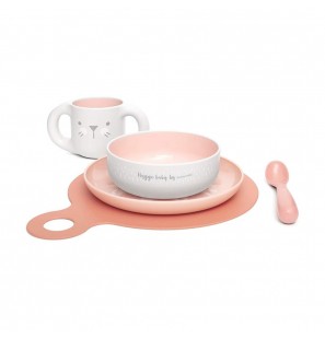 Suavinex Coffret de repas hygge bébé fille 6m+