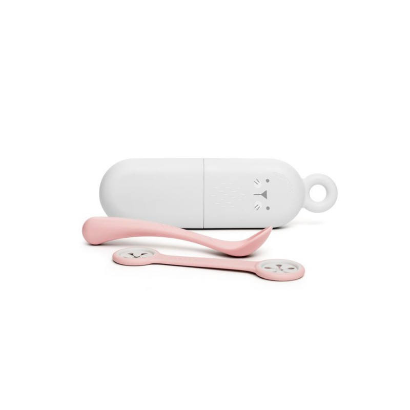 Suavinex Ensemble de couverts hyggie rose