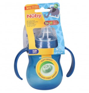 NUBY GOBELET ANTI-GOUTTE A BEC SIMPLE 270ML