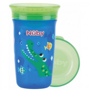 NUBY GOBELET MAGIC 360 IMPRIME 300ML +6MOIS