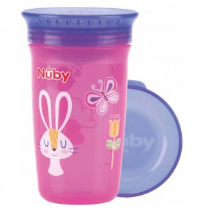 NUBY GOBELET MAGIC 360 IMPRIME 300ML +6MOIS