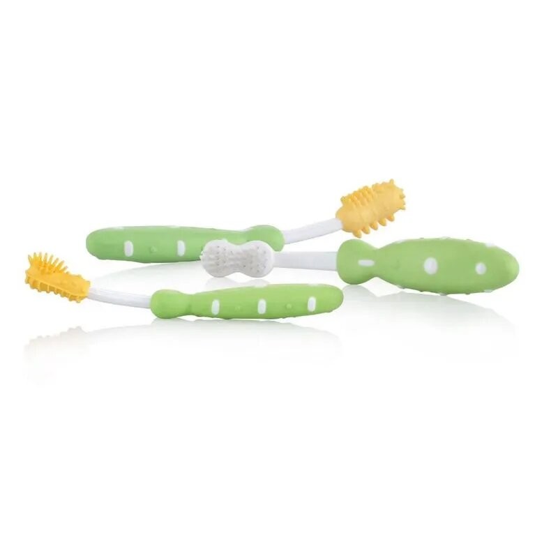 NUBY SET BROSSE A DENTS -3MOIS +6MOIS +9MOIS