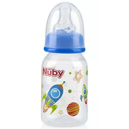 NUBY Biberon Classique Polycarbonate imprimé 120ml +0 mois