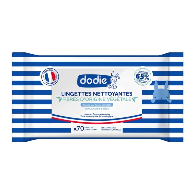 DODIE LINGETTES NETTOYANTES BIO B50