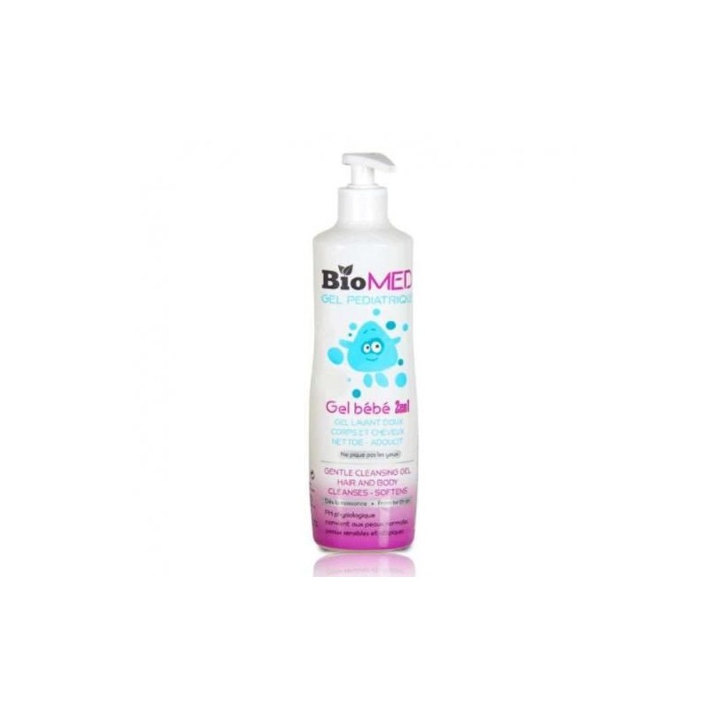 BIOMED GEL BEBE LAVANT DOUX CORPS ET CHEVEUX 2 EN 1 500ML