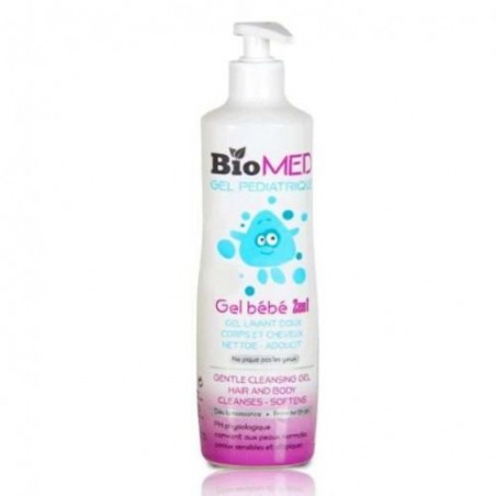 BIOMED GEL BEBE LAVANT DOUX CORPS ET CHEVEUX 2 EN 1 500ML