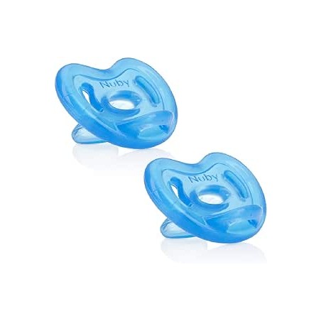 NUBY SUCETTES SILICONE NATURAL FLEX ORTHODONTIQUE 6-36MOIS B2