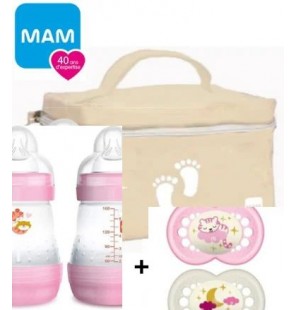 MAM PACK BIBERON 160ML + SUCETTE PERFECT 0-6MOIS A -50%