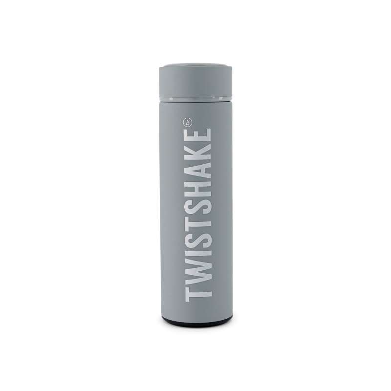 TWISTSHAKE Bouteille Isotherme Gris