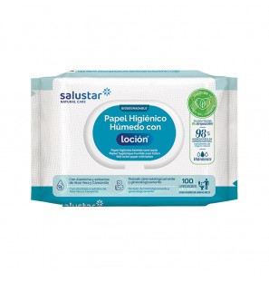 SALUSTAR LINGETTES PAPIER TOILETTE HUMIDE B100