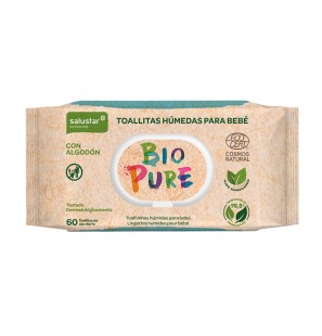 SALUSTAR BIOPURE LINGETTES BEBE B60