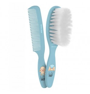 BETER ENSEMBLE PEIGNE ET BROSSE POUR BÉBÉ BLEU