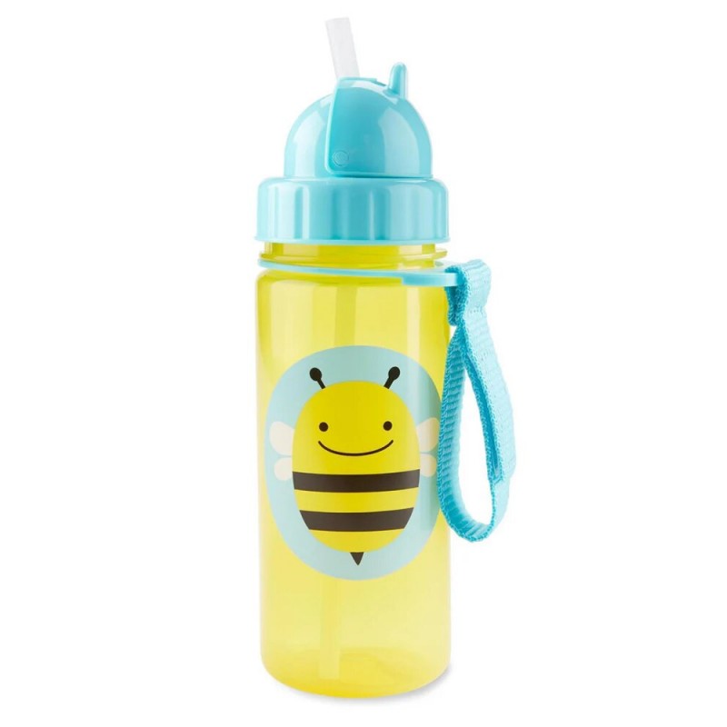 SKIP HOP Gourde à Paille Zoo 390ml - Abeille