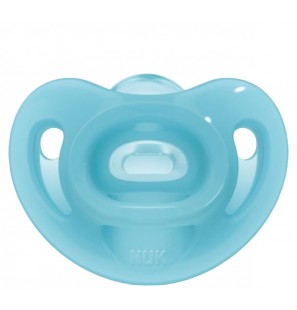 NUK SUCETTE SENSITIVE AVEC BOITE 6-18M BLEU