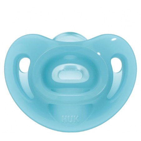 NUK SUCETTE SENSITIVE AVEC BOITE 6-18M BLEU