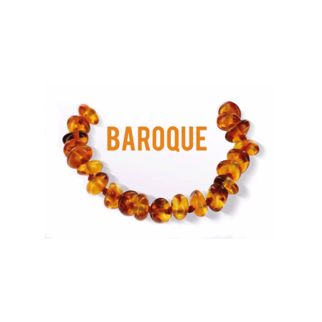 BAROQUE COLLIER D’AMBRE NATUREL