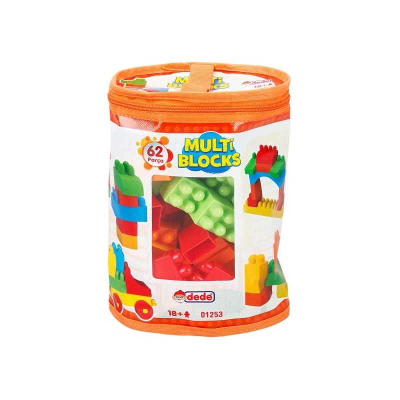 DEDE Blocs Multi 62 Pièces