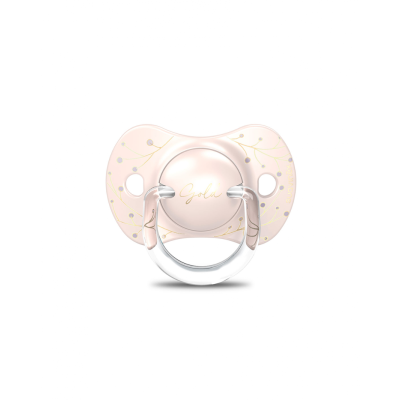 SUAVINEX Sucette silicone 0-6 mois Gold Edition Rose Gold