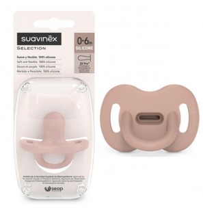 SUAVINEX SUCETTE PHYSIOLOGIQUE SILICONE 0.6 MOIS NUDE