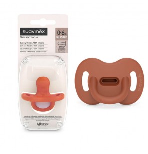 SUAVINEX tétine douce et souple 100 % silicone 0-6 m