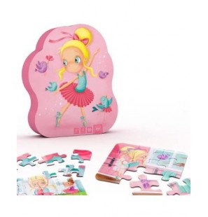 Eurekakids Puzzle Evolutif 4 En 1 - Danseuse