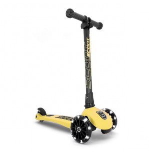 HIGHWAYKICK Trottinette 3 roues LED citron