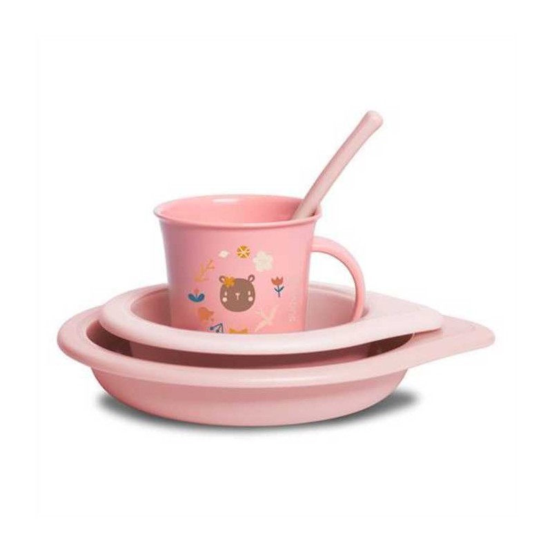 SUAVINEX Coffret repas rose