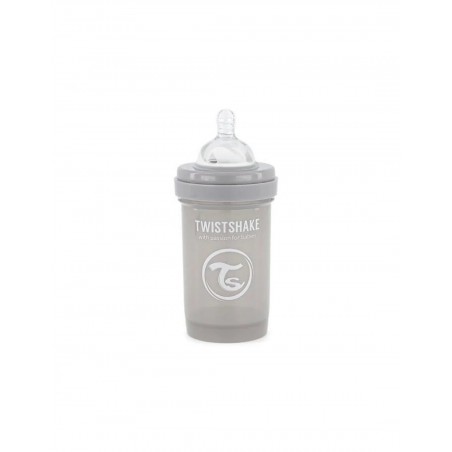 Twistshake Biberon  anti-coliques 180ml 0m+ Gris