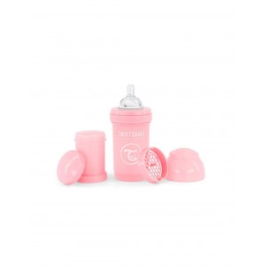 Twistshake Biberon  anti-coliques 180ml 0m+ Rose