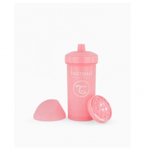 TWISTSHAKE Tasse Anti-fuites 360ml 12m+ Rose