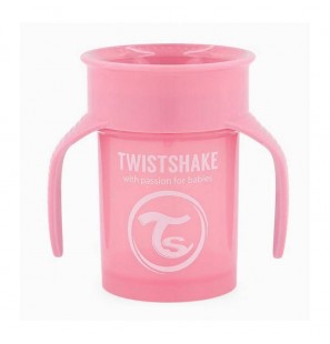 TWISTSHAKE Tasse 360 CUP 6 mois+ Rose