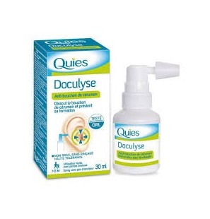 Quies Doculyse anti-bouchon de cérumen - spray de 30 ml