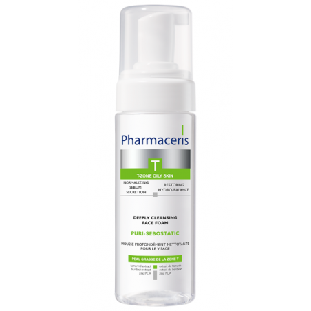 PHARMACERIS T PURI-SEBOSTATIC Mousse Nettoyante Visage 150 ML