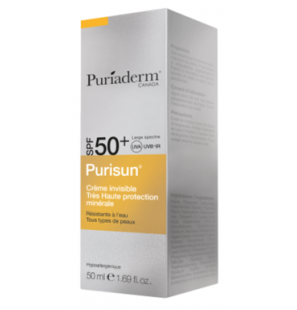 PURIADERM PURISUN crème solaire invisible spf 50+ (50ml)