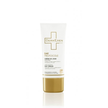 DERMEDEN DAY PROTOCOLE Crème De Jour Anti-Age Peaux Mixtes À Grasses 50 ML