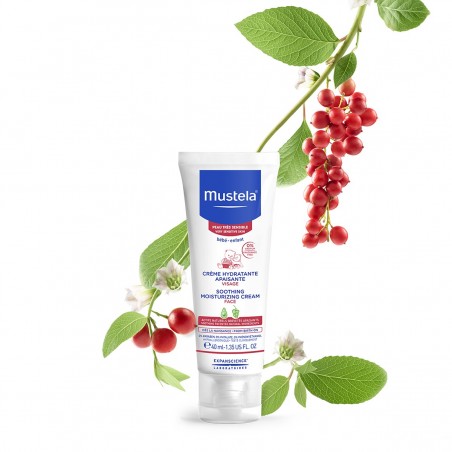 MUSTELA crème hydratante apaisante peaux très sensibles 40ml